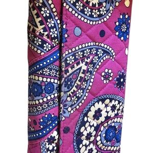 Vera Bradley Pink and Blue Paisley Clutch